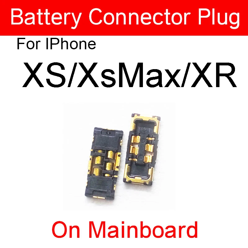 2pcs Inline FPC Battery Connector Holder For iphone 11 12 Pro Max XS XR X 6 6s 7 8 Plus SE 2020 Inner Connector Motherboard Clip