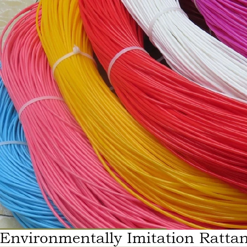 

500 г около 90 метров, экологически имитация ротанга, тканый ротанговый ремонтный материал, пластик для корзины, мебельные аксессуары