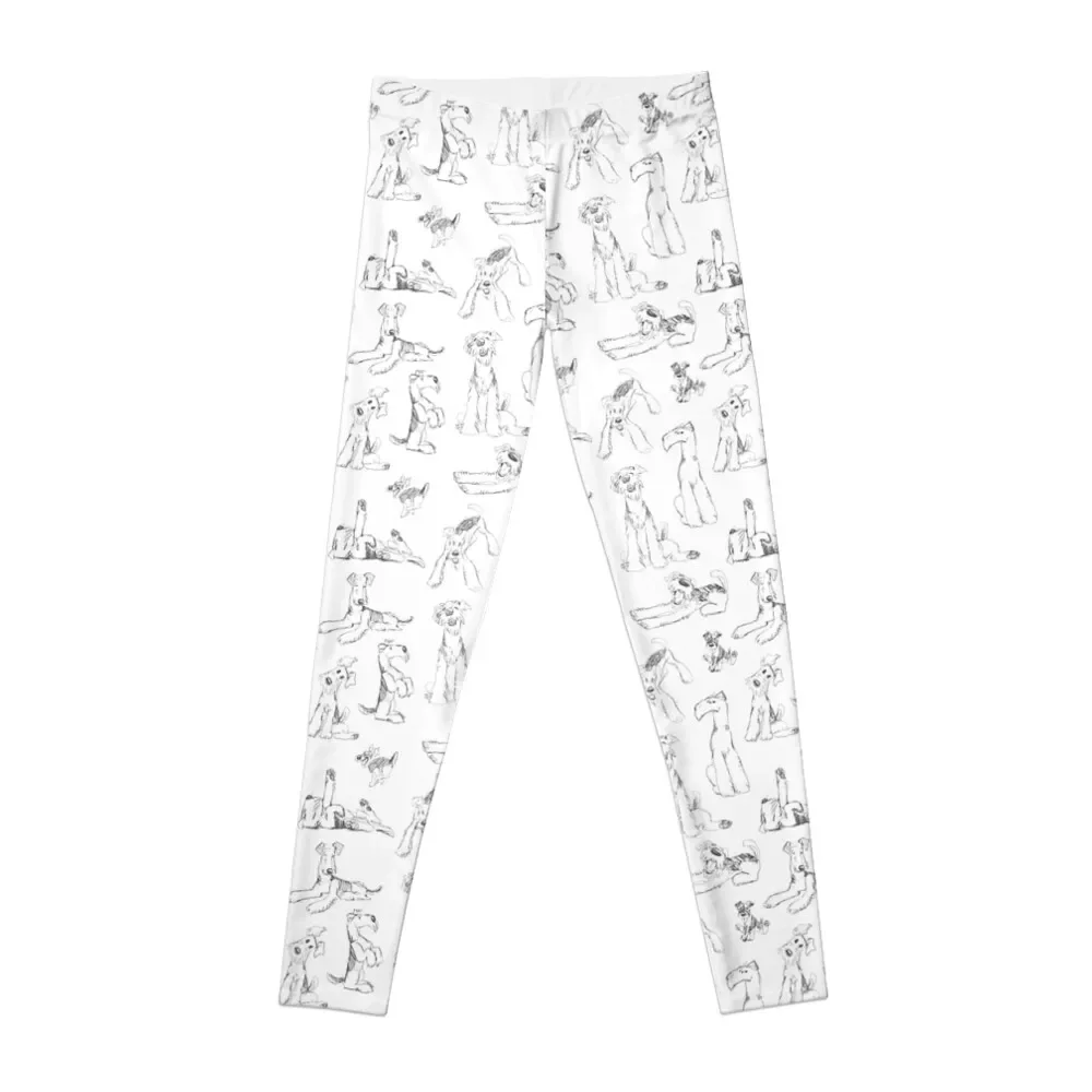 

Scribble Dogs Leggings active wear for girls Legging sexy woman harem pants Womens Leggings