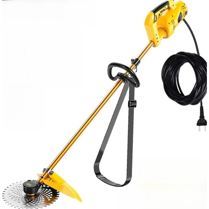 

220V AC Electric Grass Cutter, Plug-in High Power Lawn Mower for Garden Weed Trimming