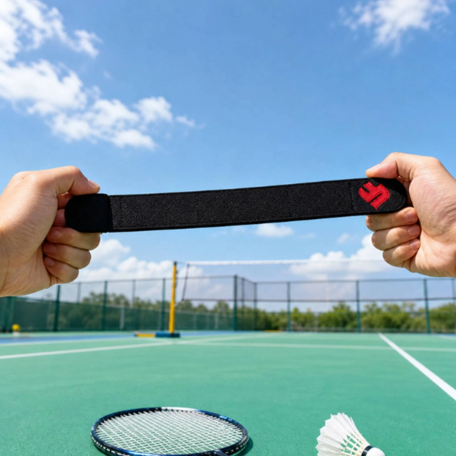 Badminton Wrist Support Coach Secure Fit Wrist Coach Training Aid Compact Sports Equipment Sturdy for Athletes view 4