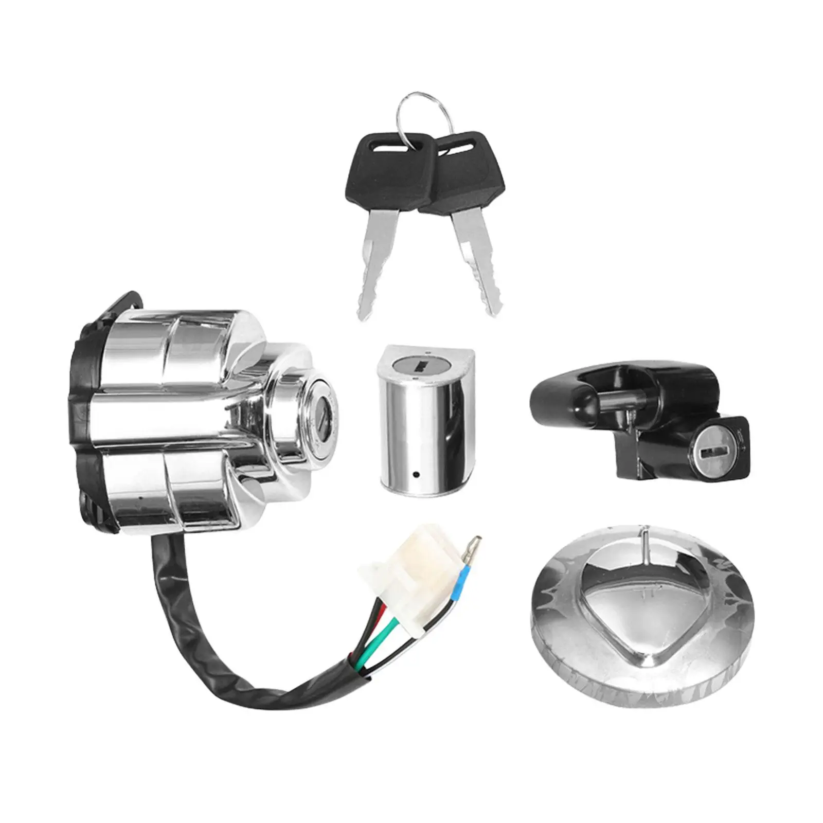 

Ignition Switch Lock Fuel Gas Cap Key Premium Durable Replacement Part for Honda