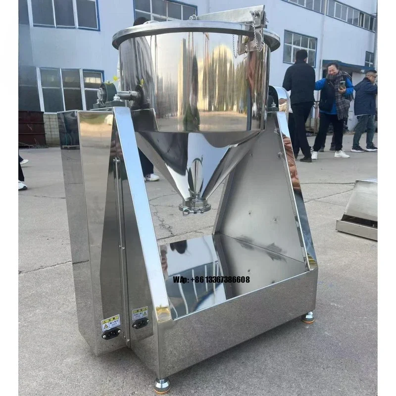 2L-40L Fully Stainless Steel Small Laboratory Mixer with Motor & Gearbox-Dry Powder Mixing and Stirring Device