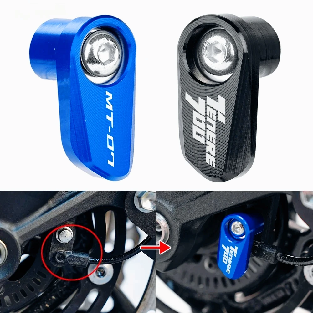 

Мотоциклетный датчик ABS на переднее и заднее колесо с ЧПУ, защитная крышка MT 07 MT-07 для YAMAHA MT07 Tenere 700 Tenere700 T7 World Raid