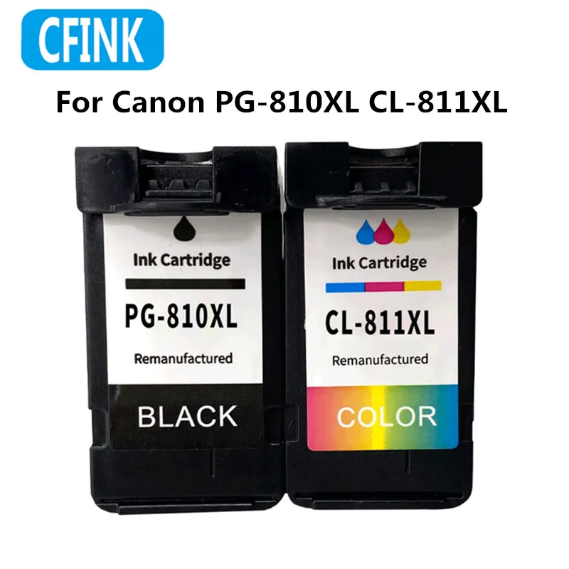 PG810XL CL811XL cartucho de tinta compatibles Canon PG-810XL CL-811XL For CANON MP258 MP276 MP496 MX328 MX338 Printer