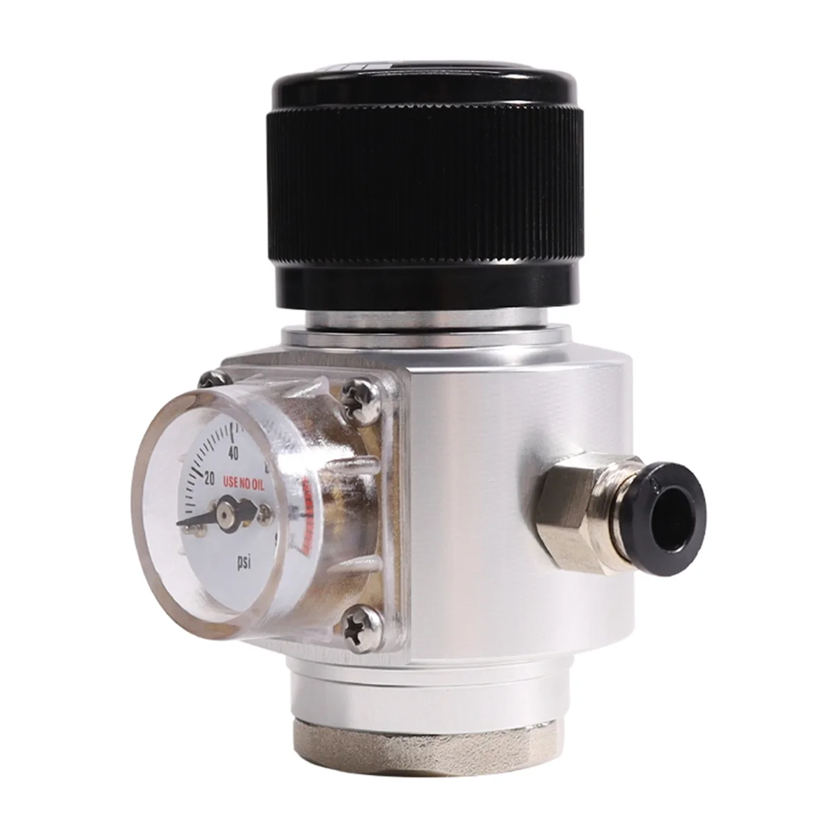 

A04I Mini Gas Regulator Soda Regulator Co2 Charger 0-90PSI for Soda Maker Beer Soda Bottle TR21-4 C