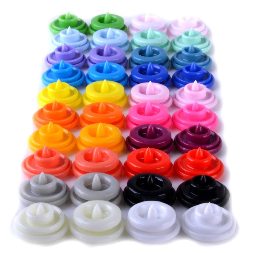 

300Pcs T5 Snap Buttons Kit 20 Colors 12Mm Plastic Fastener Tool for DIY Sewing Craft Projects Kam Snap Pliers Set