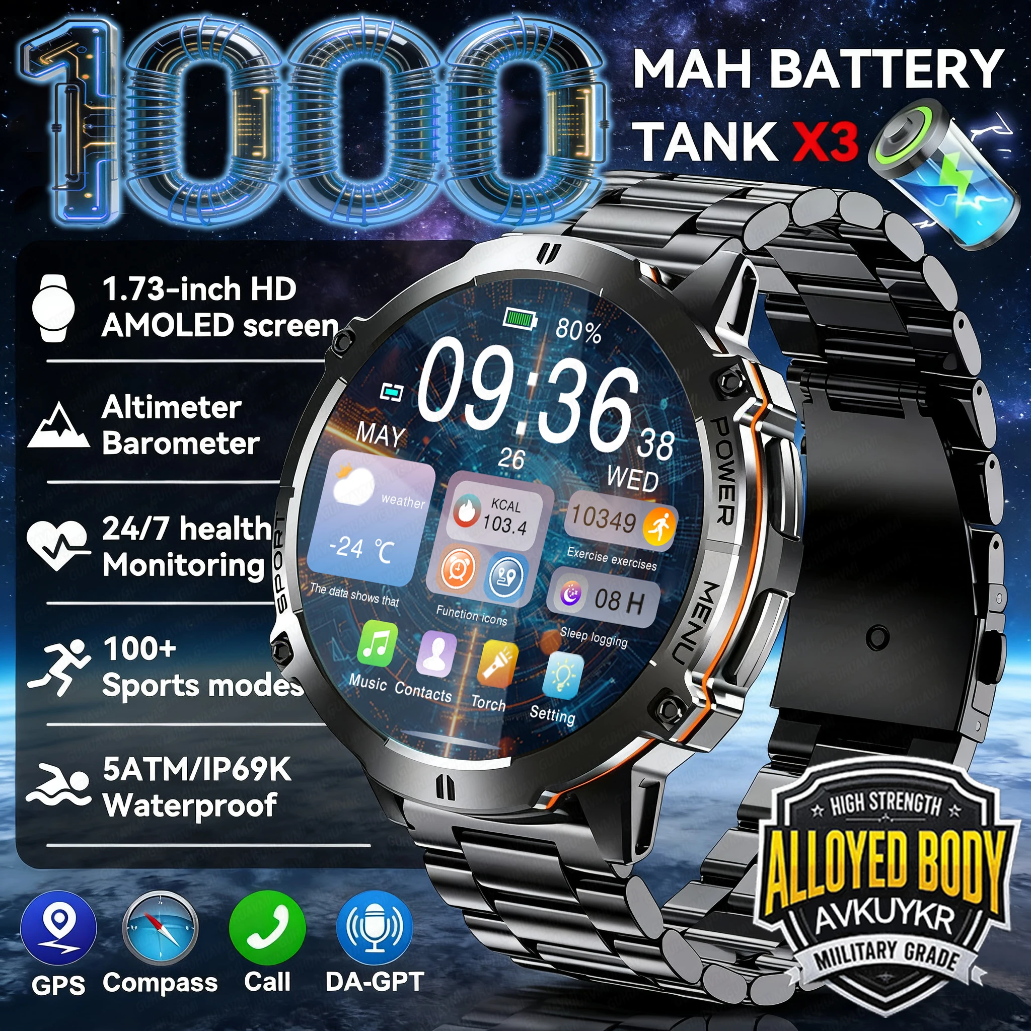 2026 New1000Mah Bat… - image