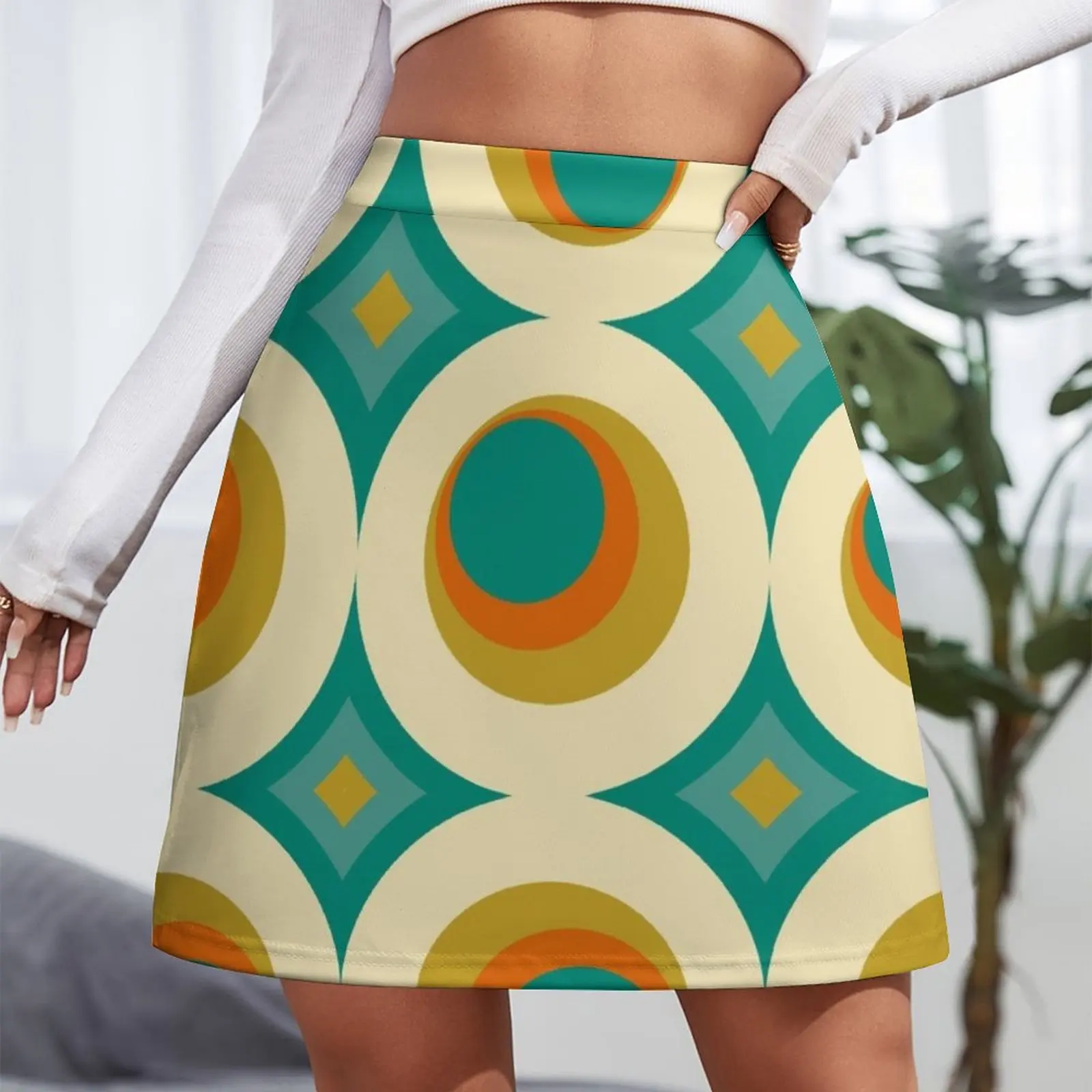 Mid-Century Modern Splash Mini Skirt women's stylish skirts kawaii clothes Dresses