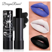 Black Lipstick Halloween Matte Waterproof Lipgloss Long Lasting Sexy Velvet Green Lipsticks Non-stick Cup Party Makeup Cosmetics