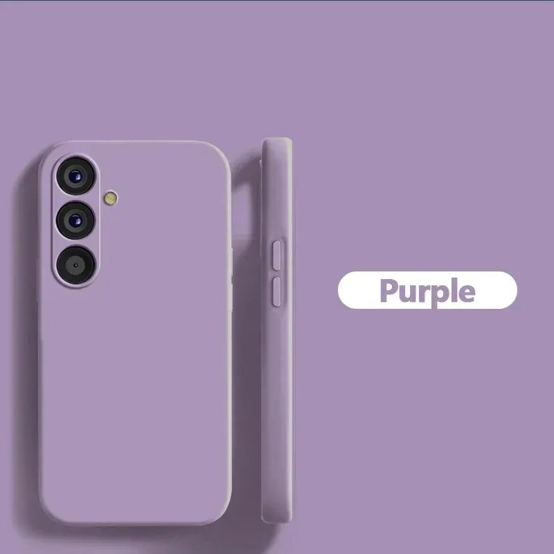 

Мягкий чехол для телефона с защитой камеры для Samsung Galaxy A05 A15 A25 A35 A55 5G, жидкий силиконовый чехол для пар A15 4G A55 A25 Global