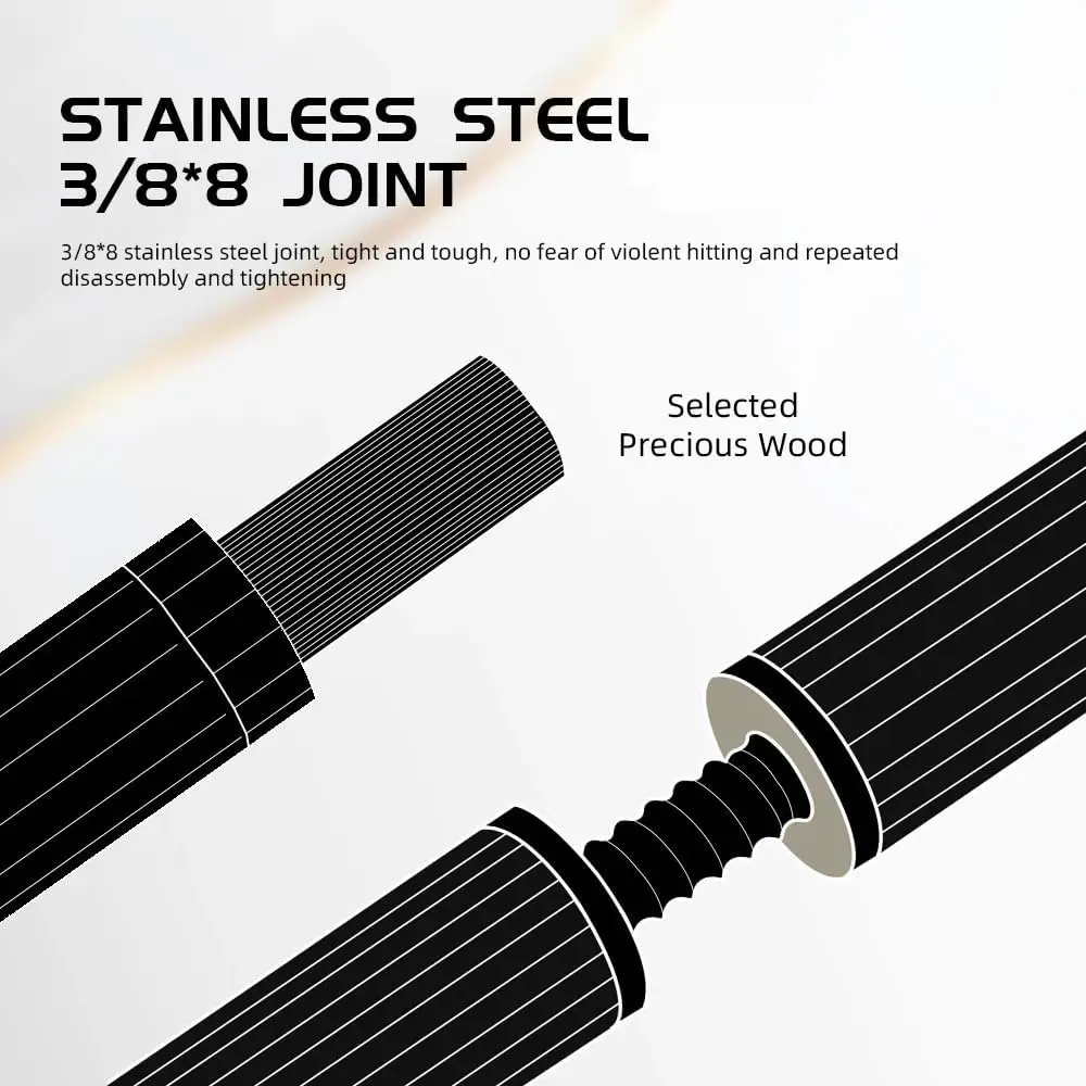 202512.5 ملم عصا حمام السباحة من ألياف الكربون |   انحراف منخفض جديلة البلياردو |   عصا السنوكر ذات النمط الأبيض للعب الاحترافي