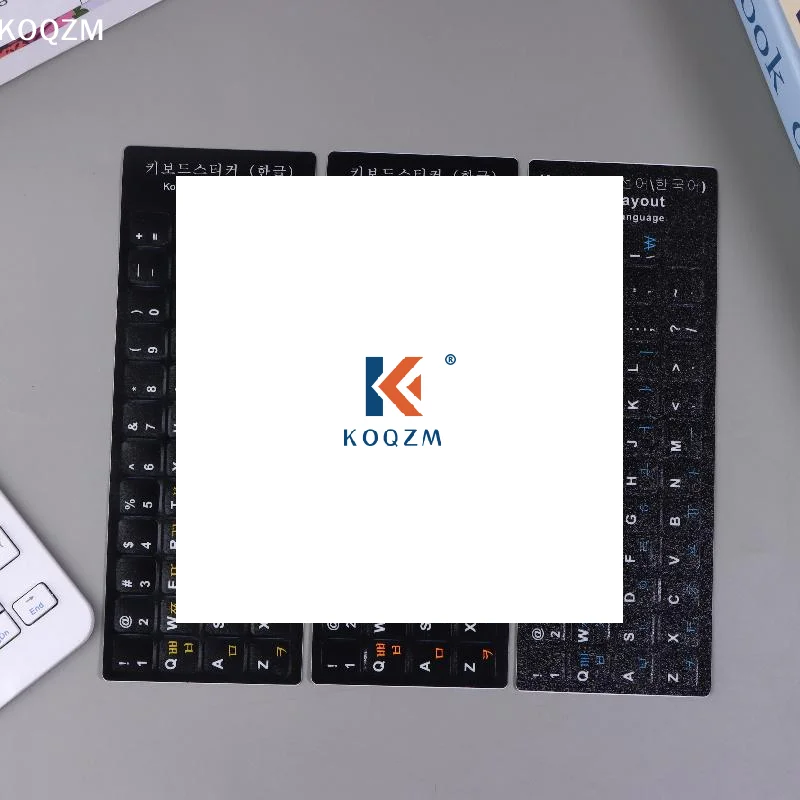 

5Pcs Korean Keyboard Stickers Waterproof PVC Keyboard Decals For Laptop Desktop PC Decoration Universal Stickers