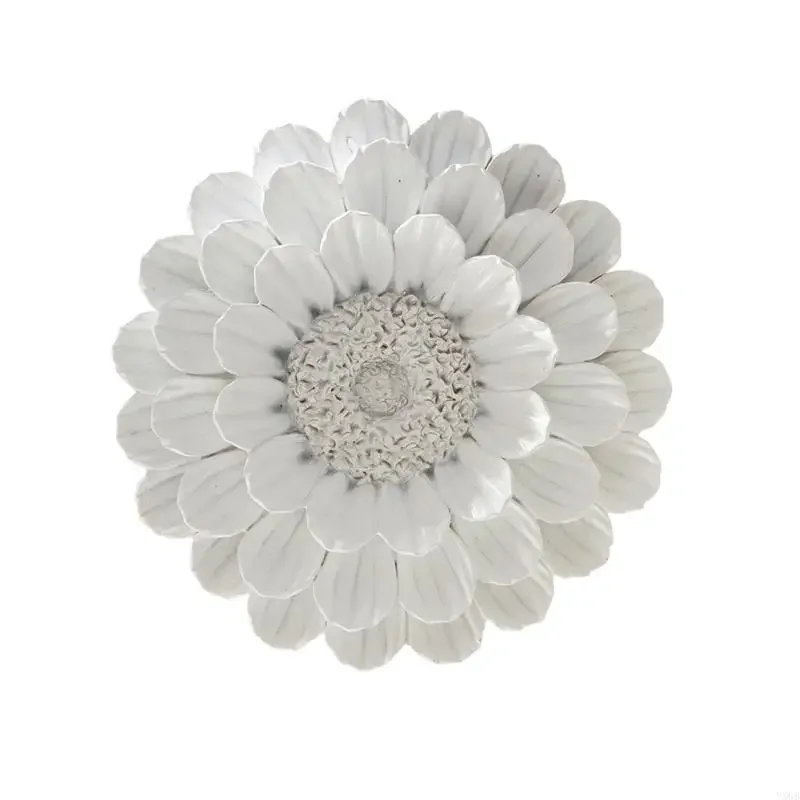 Raised Texture Flower Wall Hanging for Hallway Entryway and Bedroom Y5GB