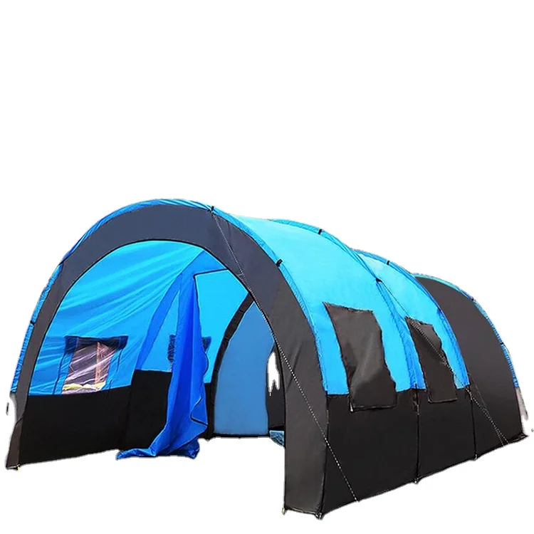 

Waterproof Double Layer Outdoor 8 people Big Capacity Travel Tunnel Tent