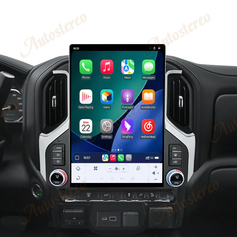 

15,6 для Chevrolet Silverado GMC 2019-2022 Android14 автомобильный радиоприемник мультимедийный видеоплеер беспроводной Carplay авторадио GPS Navi