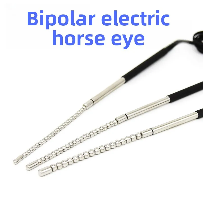 Sex Toy for Men Horse Eye Stick Stimulation Urethral Plug Urethra Beads Stainless Steel Electro Stimulation Male Masturbator