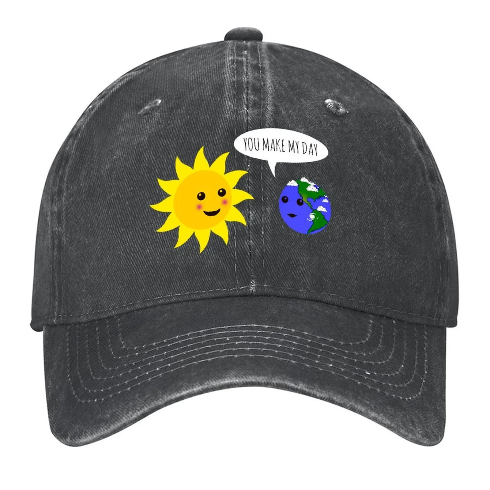 

You Make My Day Baseball Cap Sun Cap Golf Cap Rave Hat men Woman Hats Men's