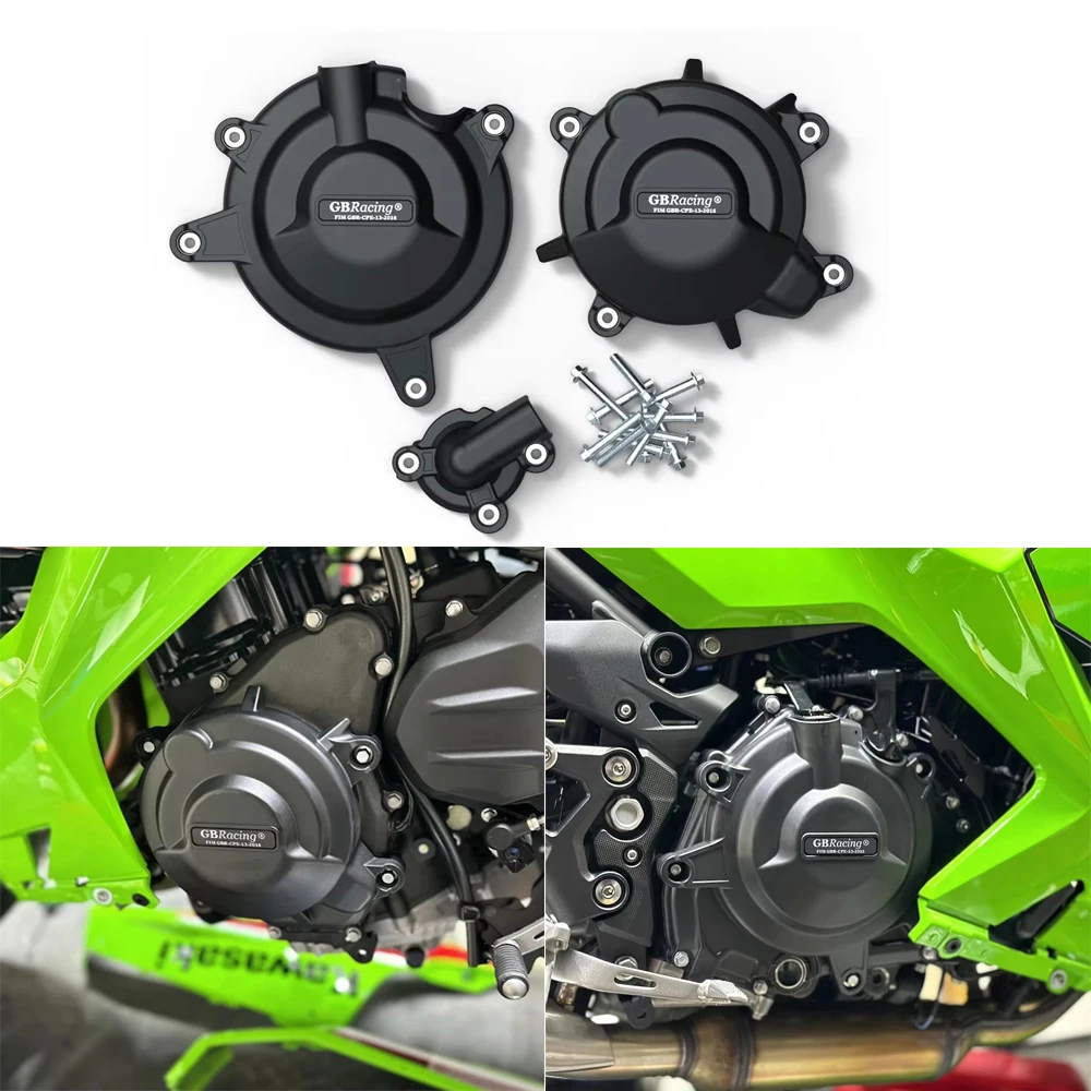 

For Kawasaki NINJA 400 2018-2024 Motorcycle Engine Protection Cover Set Decorative Cover for Enhanced Safety And Protection