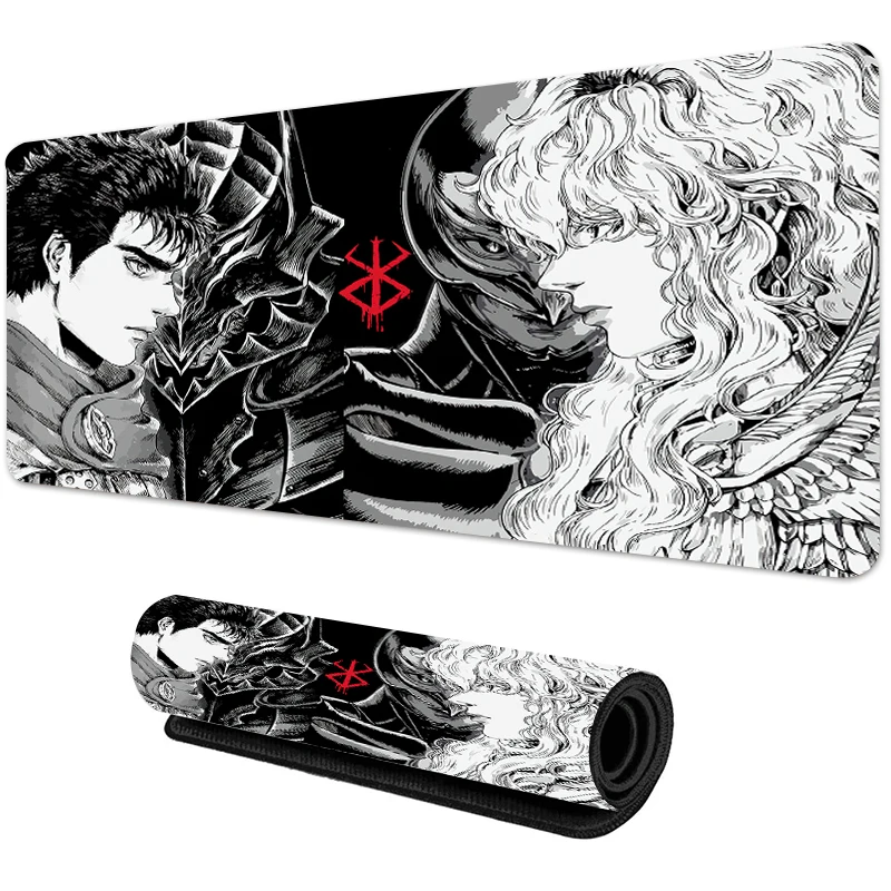 Alas Mouse Komputer Besar Alas Meja Permainan Kantor Karet Antiselip Alas Mouse Keyboard Gaming Alas Meja Panjang