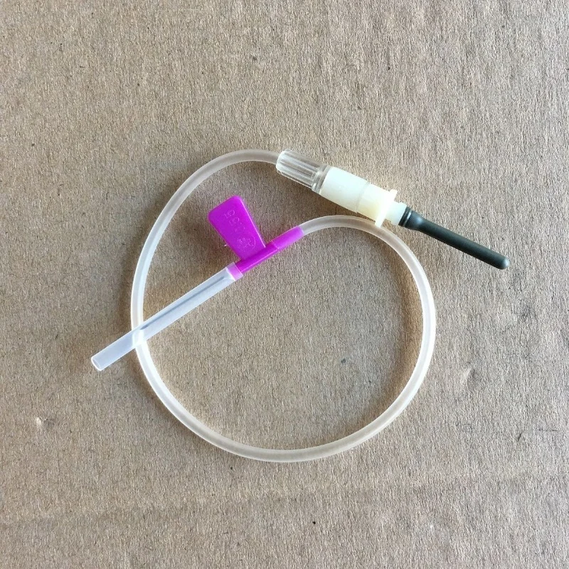 

100pcs/lot Disposable Single Wing Blood Collection Needle Sterile Butterfly Blood Factory Supplied 20G 22G 23G 24G Pet Medical