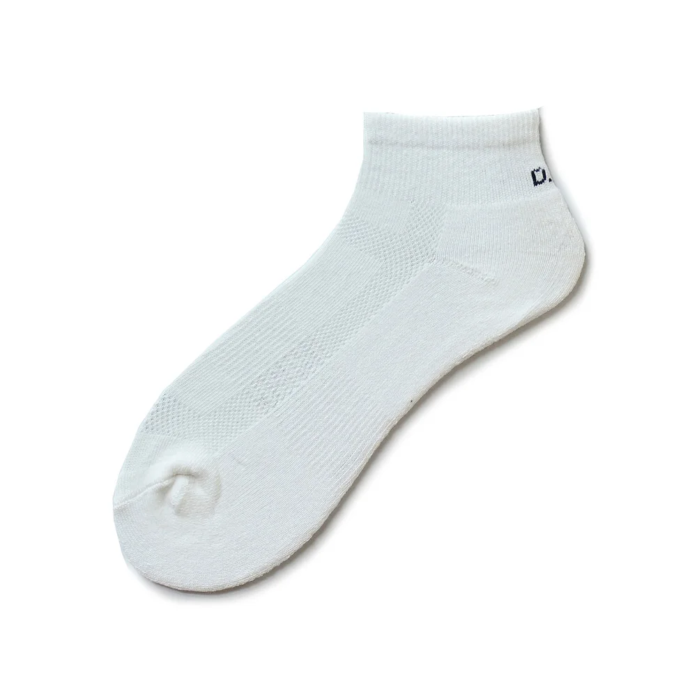 Men's Socks Simple Solid Color Sports Socks Letter Breathable Reinforced Wool Casual Four Seasons Cotton Boat Socks