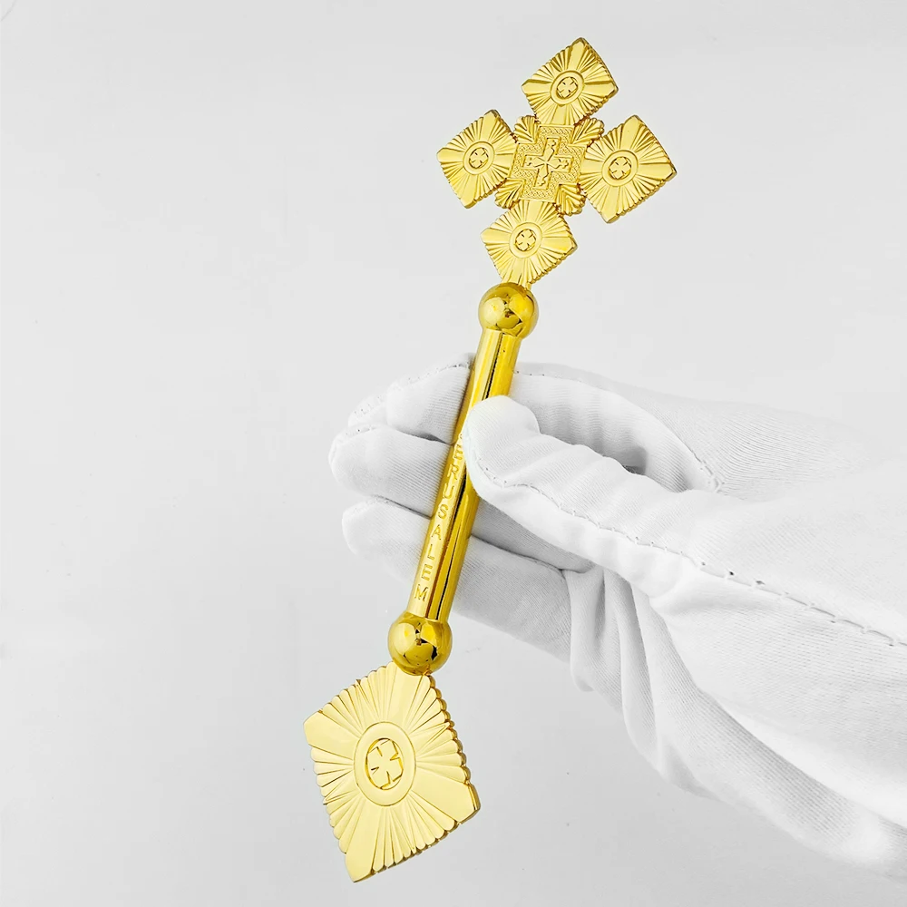 JERUSALEM Blessing Cross Jesus Cross The Orthodox Cross Handing Cross Gold Planting Direct Deal High Quality