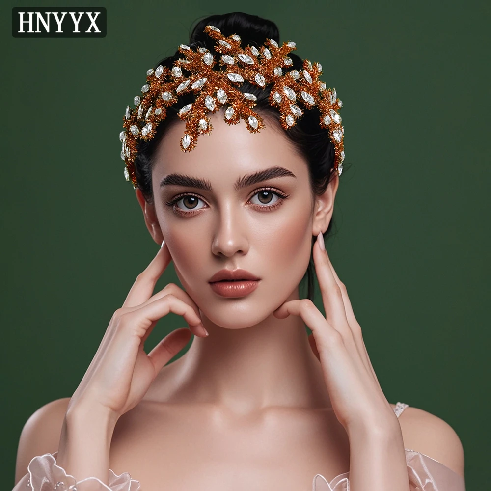 

YouLaPan Bridal Wedding Simple Hair Accessories Hand Woven Plush Rhinestones Women's Banquet Dance Party Hair Accessories YXA373