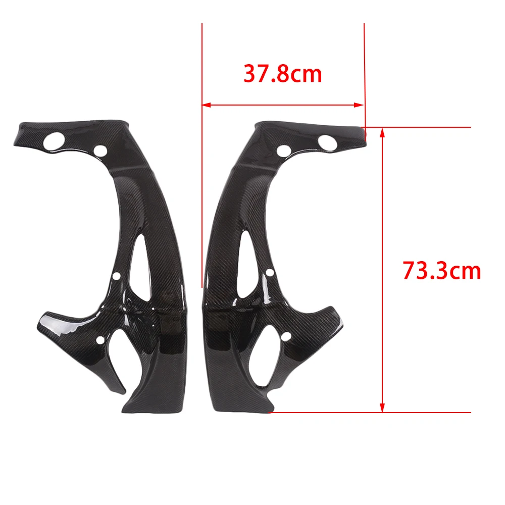 Motorcycle Carbon Fiber Frame Cover Protector Side Fairing Twill Gloss for YAMAHA YZF R1 2009 2010 2011 2012 2013 2014