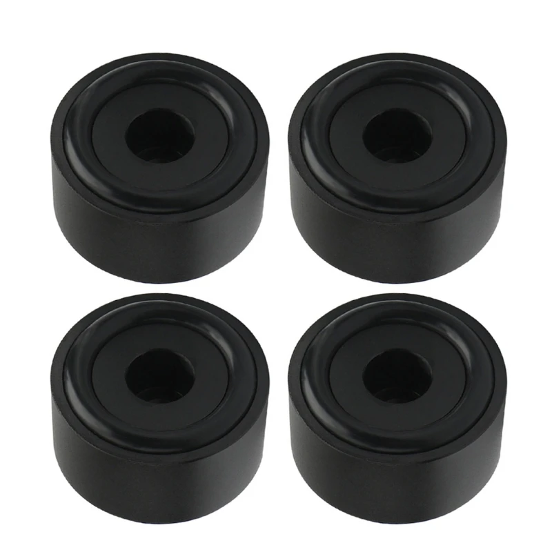 4pcs Rubber Feet and Speaker Cabinet Feet Adjustable Speaker Feet Pad 4 Pieces 40x20mm Speaker Spikes Foot Pads Active