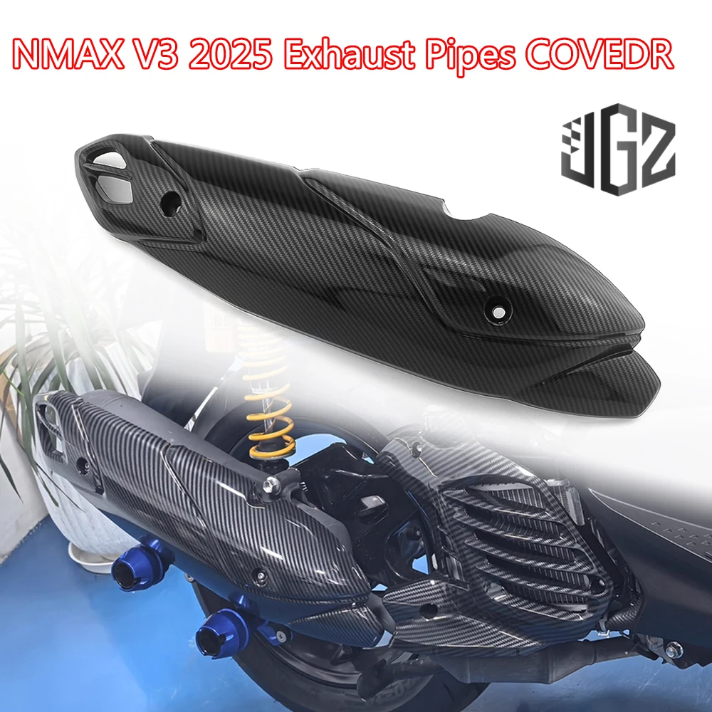 

Motorcycle Accessories Muffler Cover Exhaust Pipe Heat Shield Guard For YAMAHA NMAX155 v3 turbo 2025