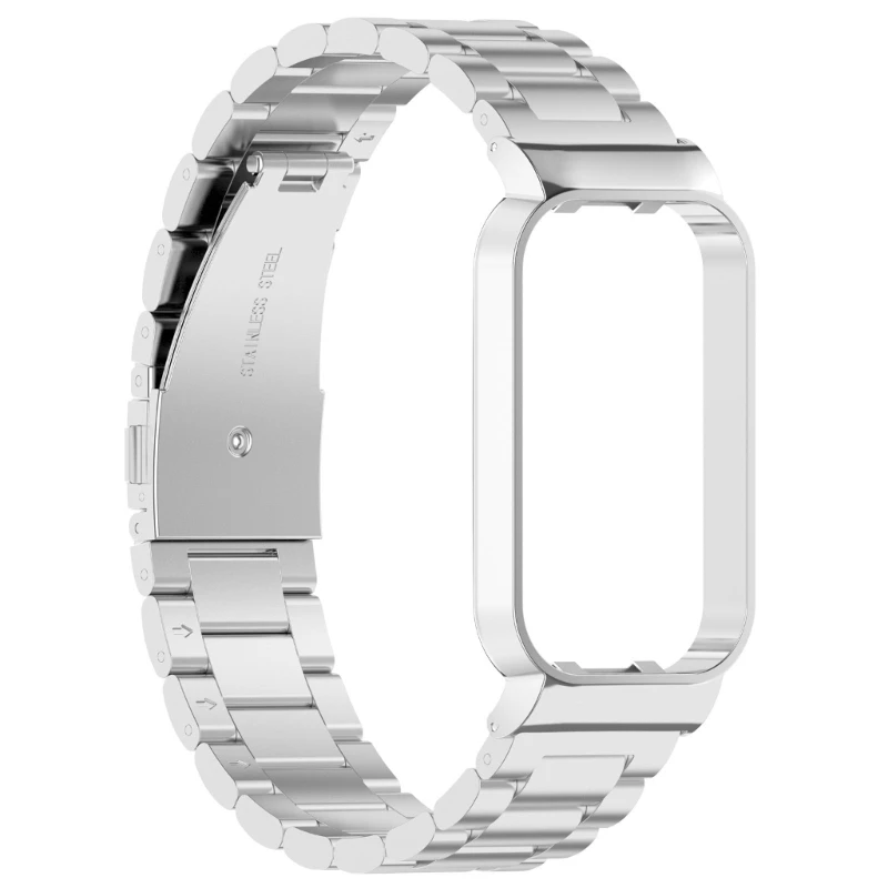 Modern Stainless Steel Replacement Band Elegant Wrist Watch Band Watch Spare Part Durable fitting for Band 8 Active Dropship
