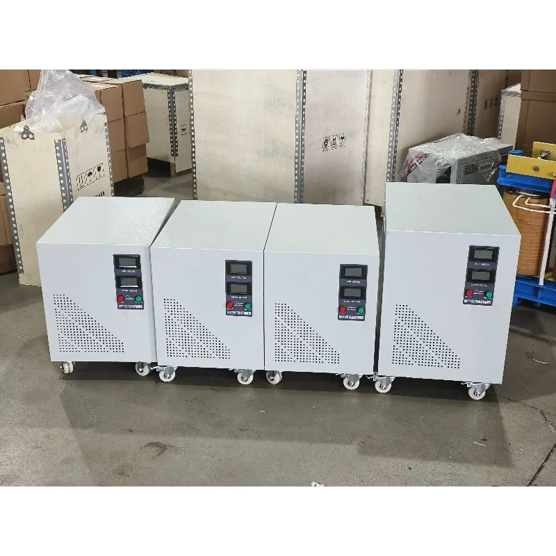 QSG-15kVA 三相トロイダル変圧器 乾式オートトランス 380Vから440V 高精度電圧変圧器付き