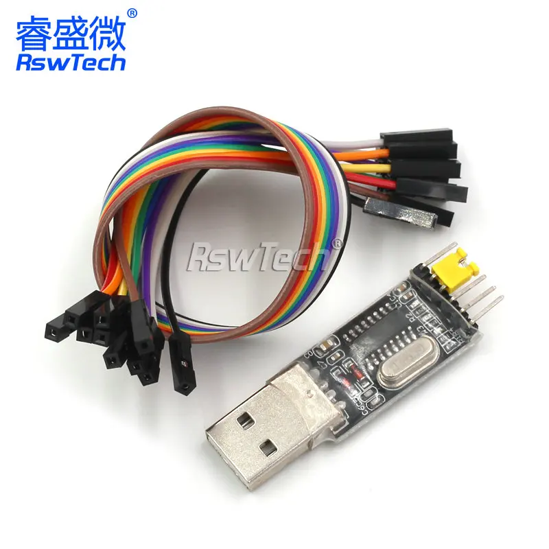 1PCS CH340 module USB to TTL CH340G upgrade download a small wire brush plate microcontroller board USB to serial RSWTECH