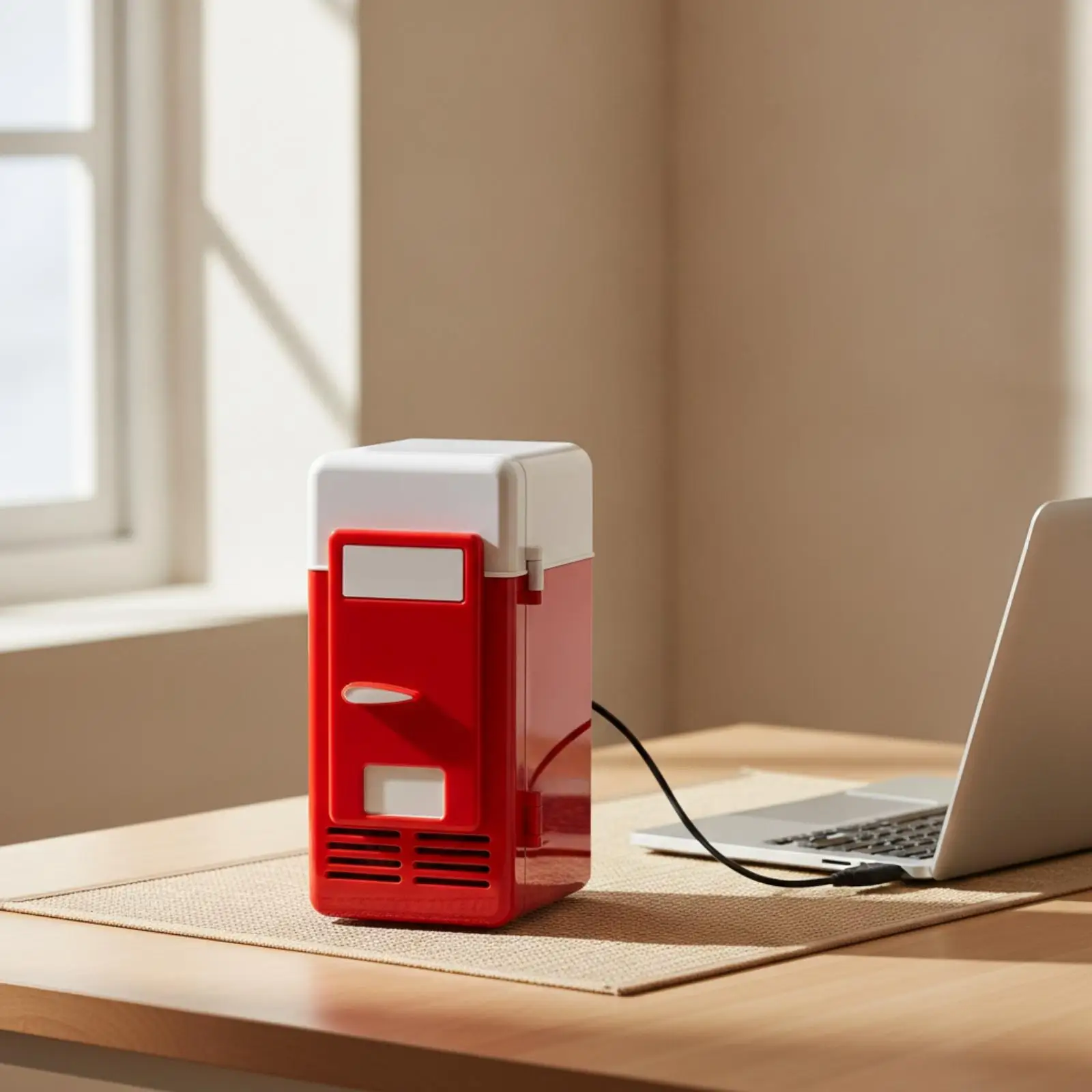 USB Mini Fridge Dual Function Mini USB Fridge Portable for Dorm Room