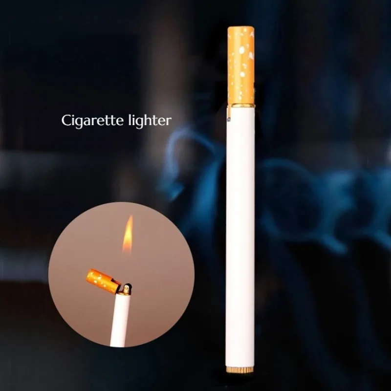

New Fine Cigarettes with Small Personalized Portable Grinding Wheel Open Flame Lighter Factory Wholesale Men's Cigarette Lighter