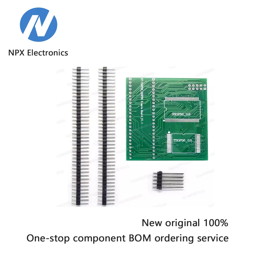 RT809HSE TSOP56-pin simple board with dual pads, for automotive navigation and audio systems, burn-in socket