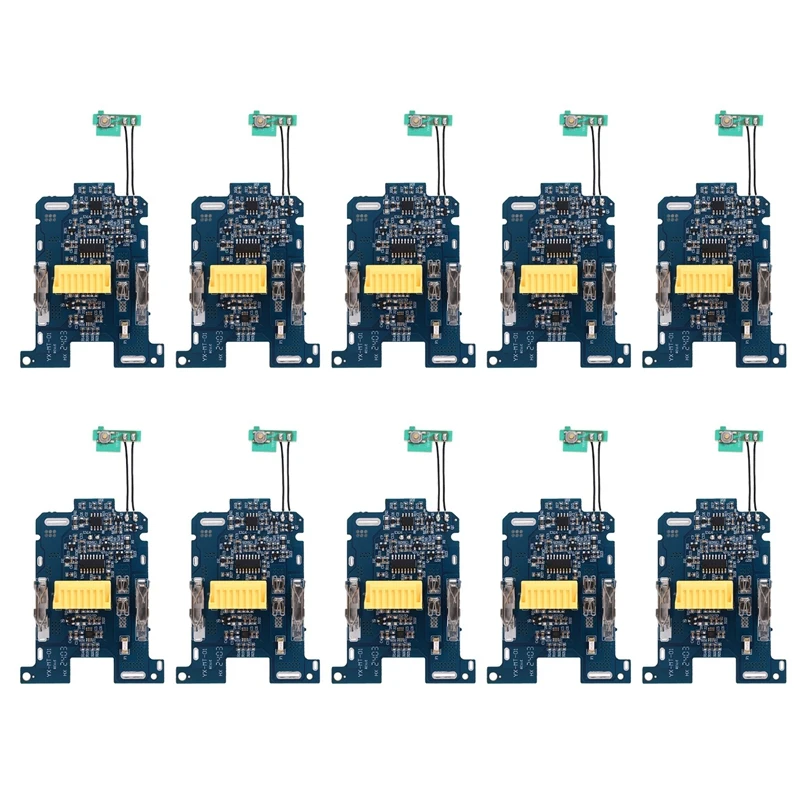 Y16A 10Pcs BL1830 Li-Ion Battery BMS PCB Charging Protection Board for Makita 18V Power Tool BL1815 BL1860 LXT400 Bl1850