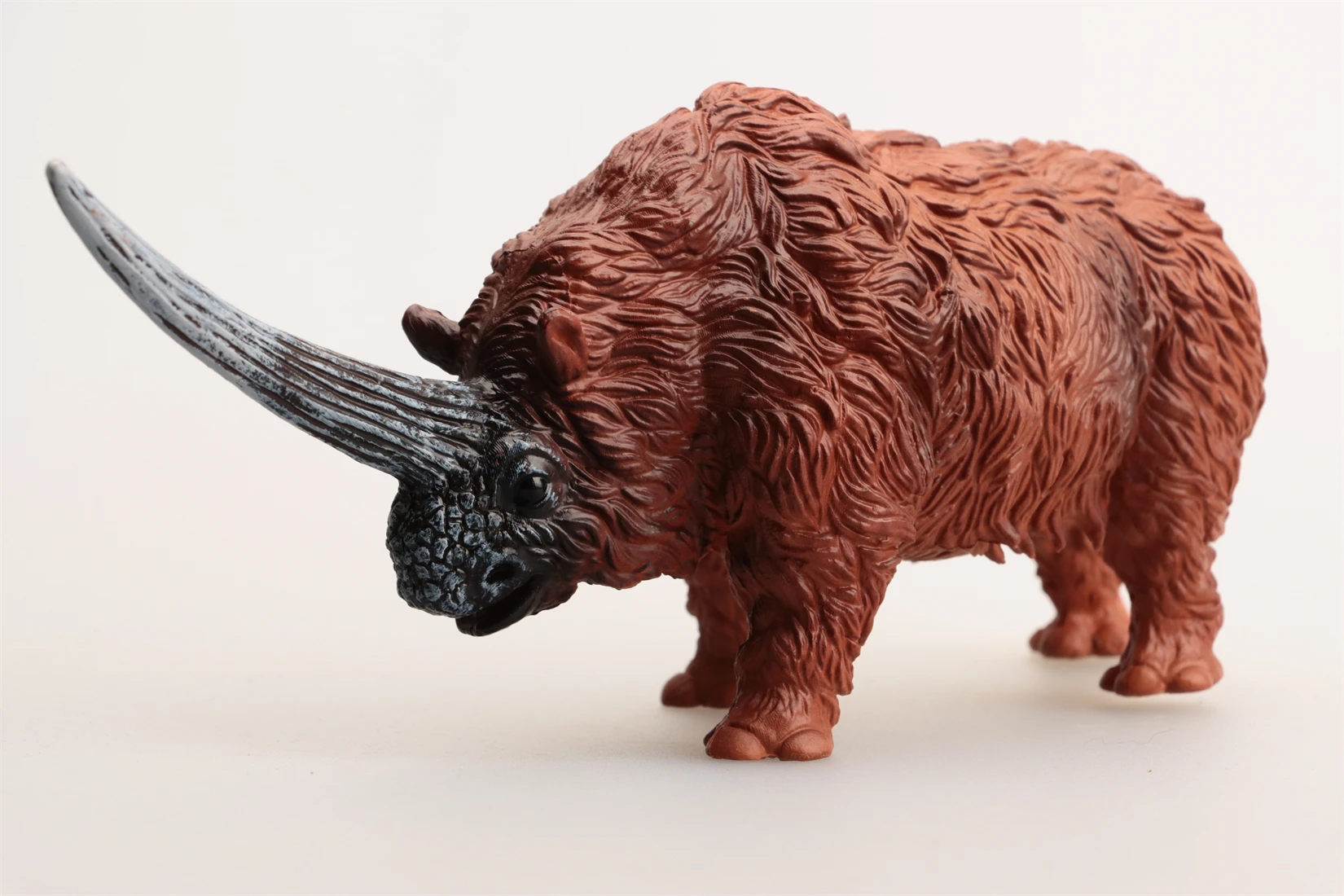 Earth Story Studio Woolly Rhinoceros Model Prehistoric Animal Figure Coelodonta Antiquitatis Collection Decor Birthday Gift