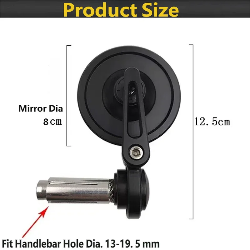 For BMW Nine T CNC Aluminum Alloy Modified Handlebars Mirror Dedicated Rearview Side Mirror Motorcycle Dedicated Accessories
