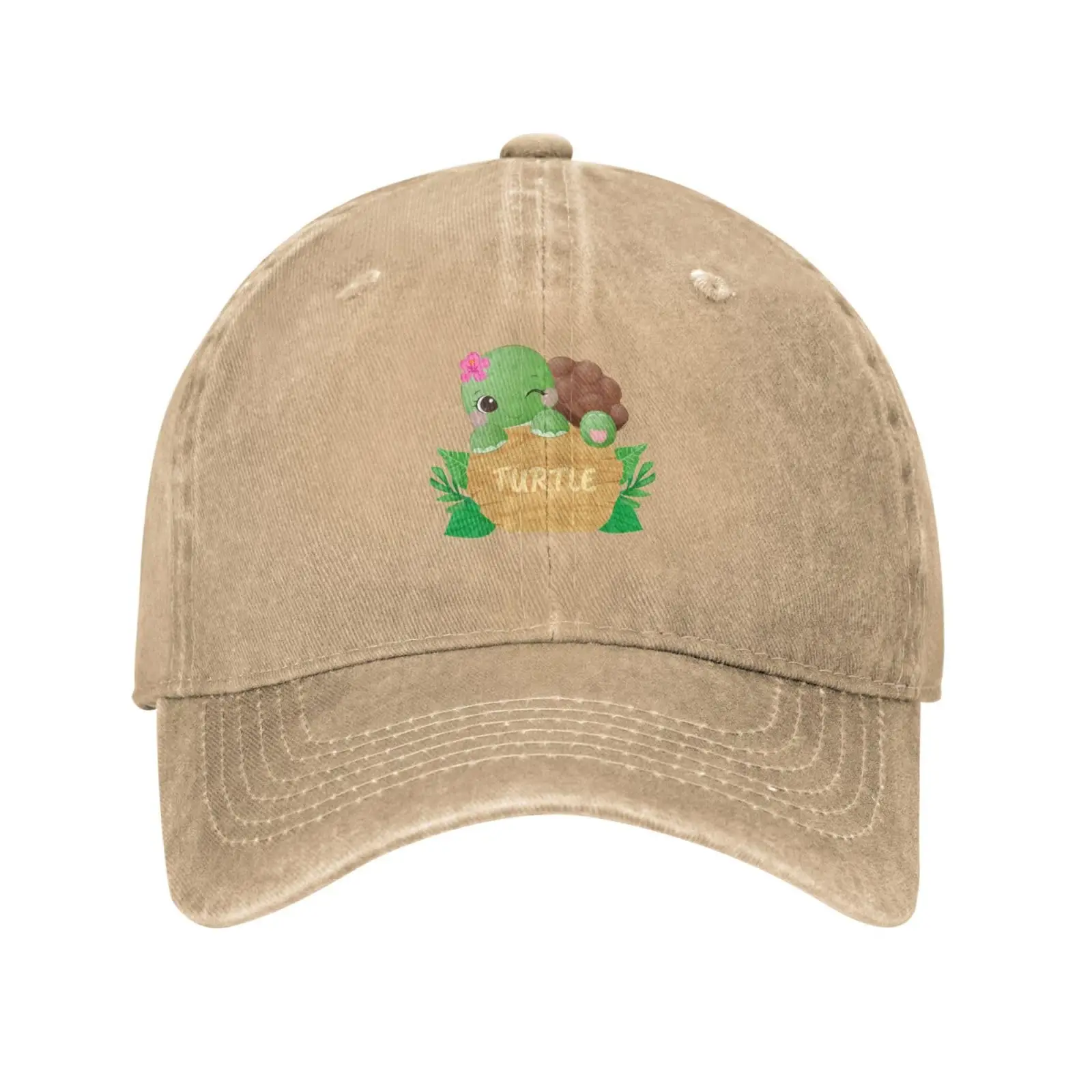 

Cute Sea Turtles Baseball Cap for Men Women Hats Denim Trucker Caps Dad Hat