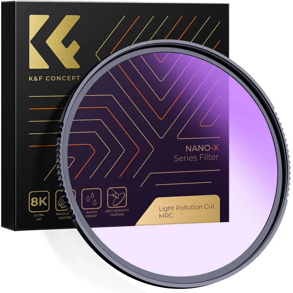 

K&F Concept 67mm Natural Night Filter 77mm 82mm Night Scene Multi-coated Light Pollution Cut Filter NANO-X Series 52mm 58mm 72mm