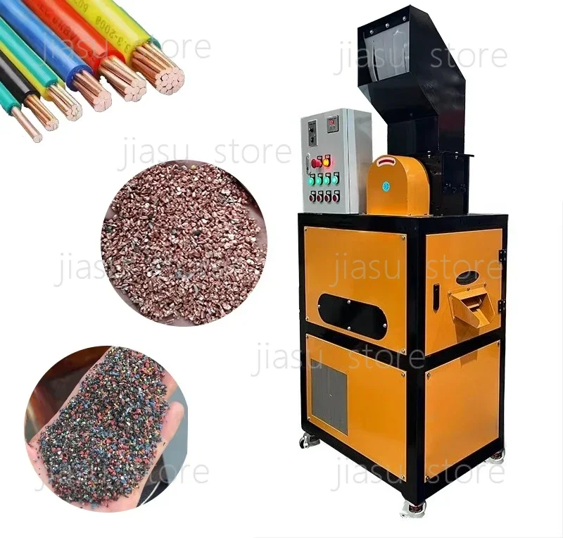 Copper Wire Granulator Machine 500kg/hr, Electric Cable Recycling Granules Machine for Used Wire Scrap Processing