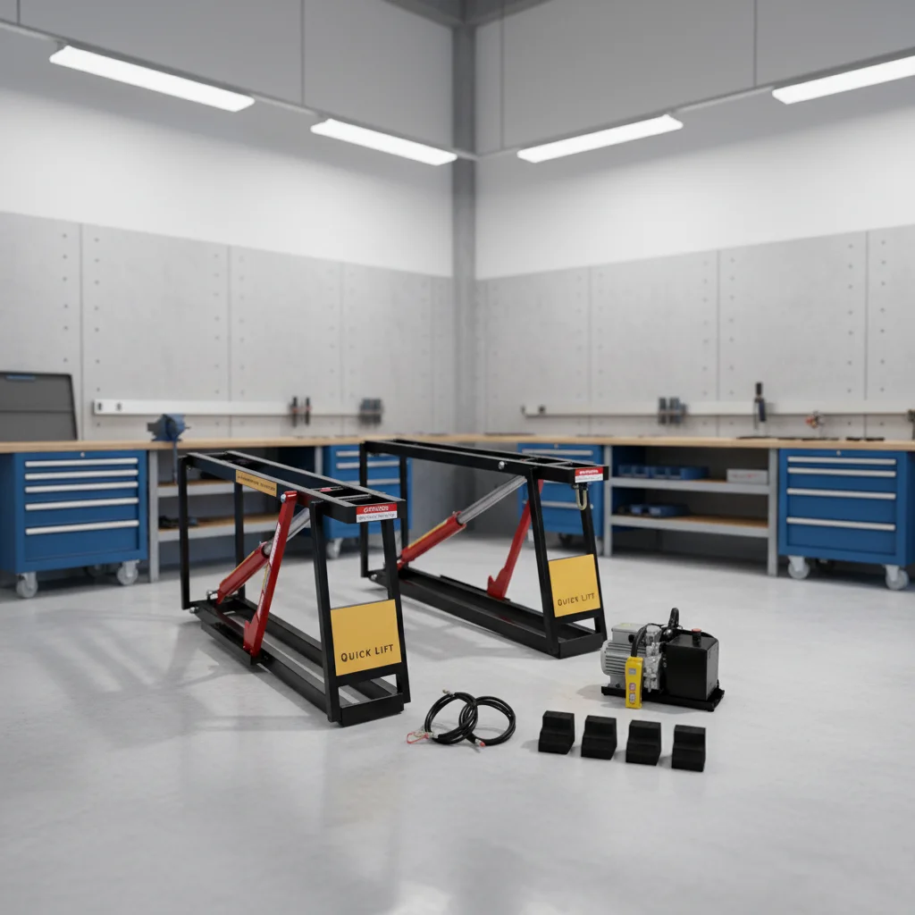 REACH Quick Portable Scissor Lift-Double Cylinder Hydraulic Lift Model LT520