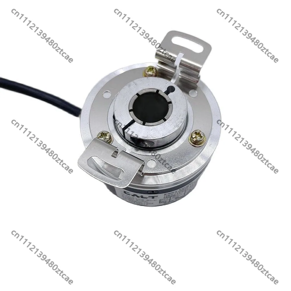 

Industrial 58mm Hollow Shaft Rotary Encoder 14mm Hole 5-26V HTL 1024PPR with 5M Cable