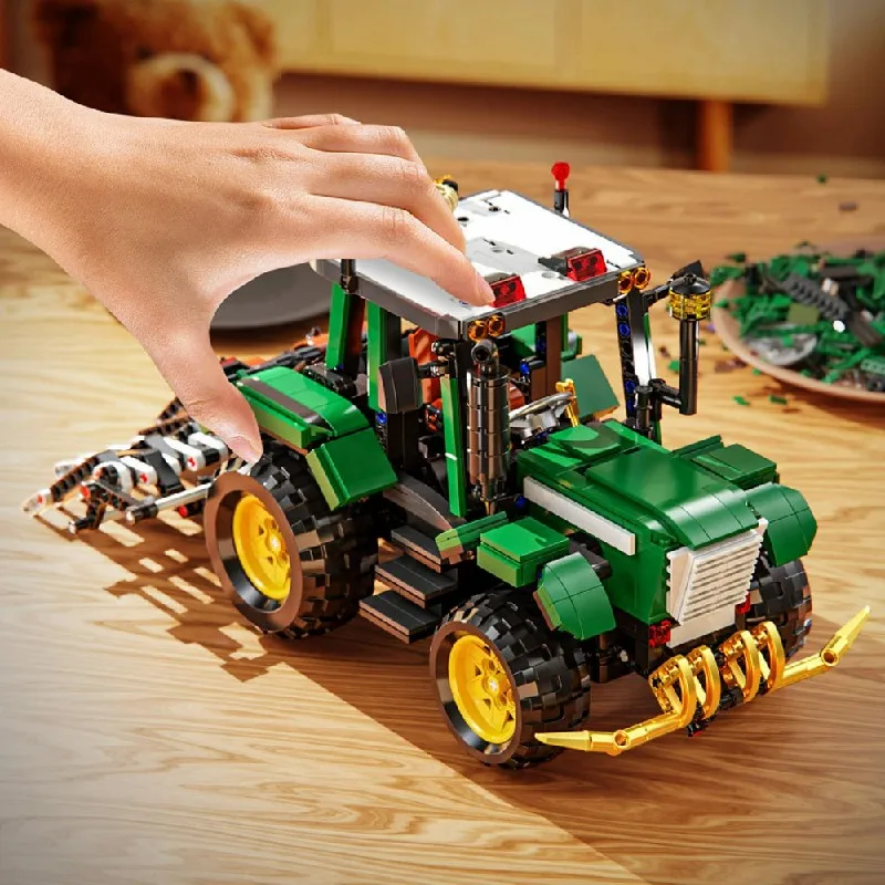 

Наборы строительных блоков «Роллер-трактор», модель тяжелого грузовика, конструктор для сборки, игрушка для мальчиков, подарок для взрослых и детей, 1264 детали