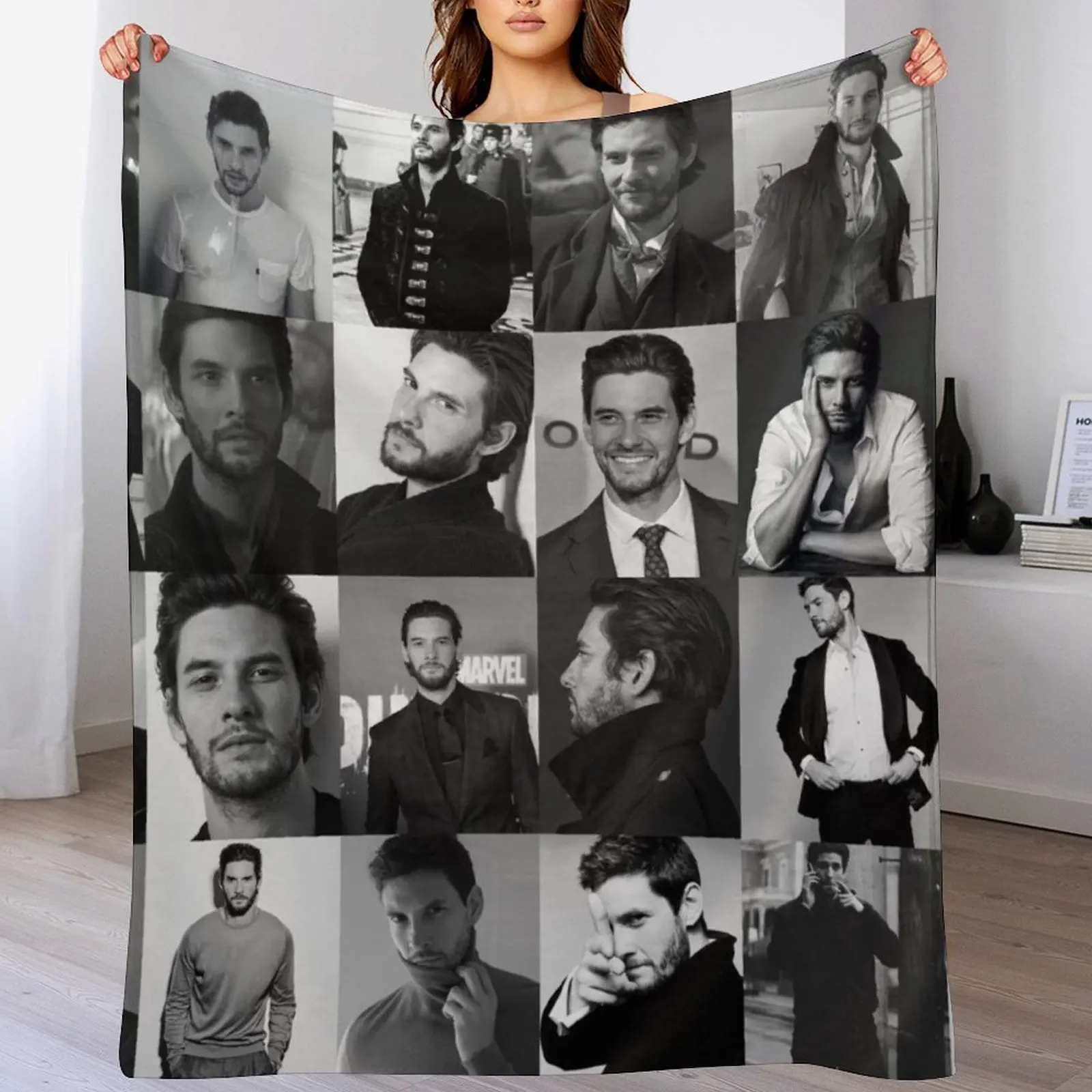 

Ben Barnes Collage Throw Blanket for babies Thins Blankets