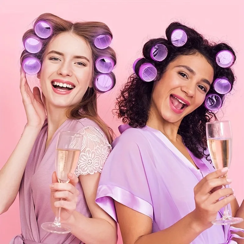 18 шт./компл., пушистые тюбики для вьющихся волос без подогрева, тюбики для вьющихся волос Dyi для укладки, набор фиксированных заколок для волос, специальный набор