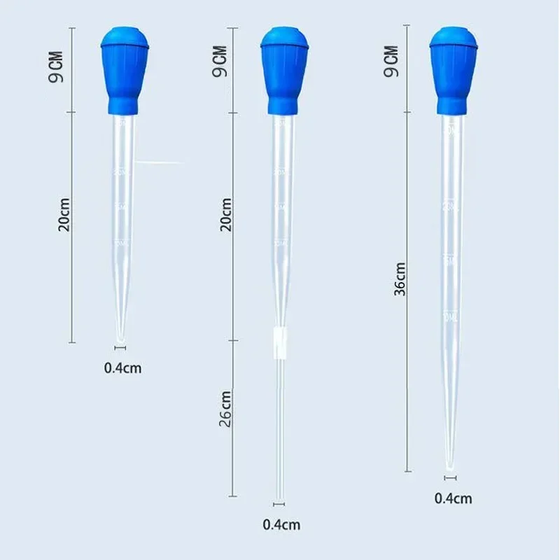 1pc Lengthen Pipettes Aquarium Siphon Fish Tank Vacuum Cleaner Simple Cleaning Tool for Aquarium Water Changer