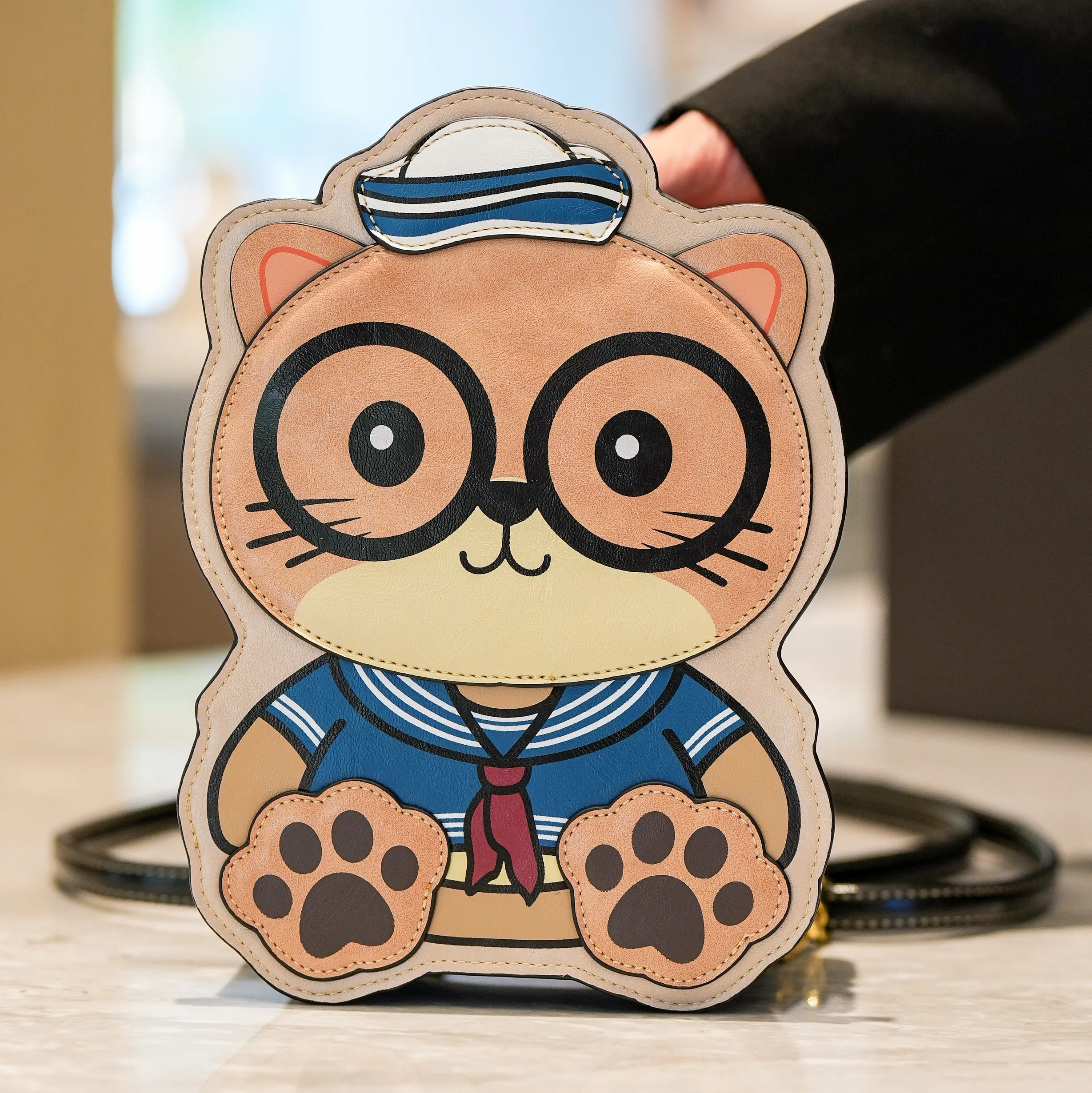 

BeiBaoBao Children's Cartoon Bear Backpack Cute Crossbody And Dual-Shoulder Bag for Kids